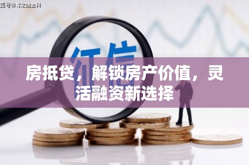 新洲房抵贷，解锁房产价值，灵活融资新选择