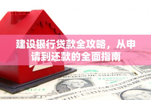 新洲建设银行贷款全攻略，从申请到还款的全面指南