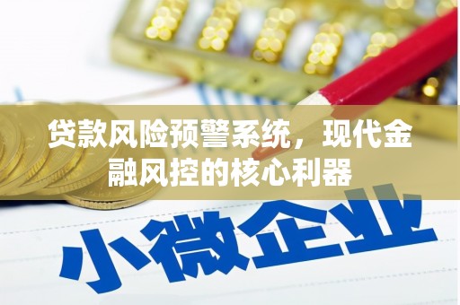 新洲贷款风险预警系统，现代金融风控的核心利器
