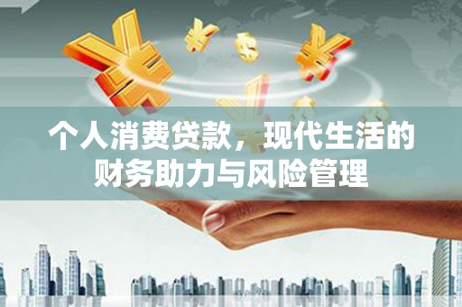 新洲个人消费贷款，现代生活的财务助力与风险管理
