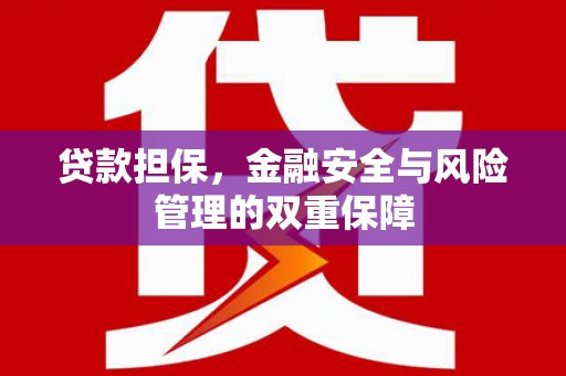 新洲贷款担保，金融安全与风险管理的双重保障