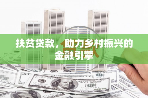 新洲扶贫贷款，助力乡村振兴的金融引擎