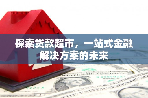 新洲探索贷款超市，一站式金融解决方案的未来