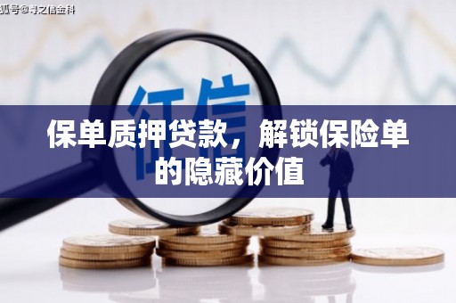 新洲保单质押贷款，解锁保险单的隐藏价值