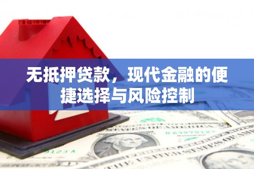 新洲无抵押贷款，现代金融的便捷选择与风险控制
