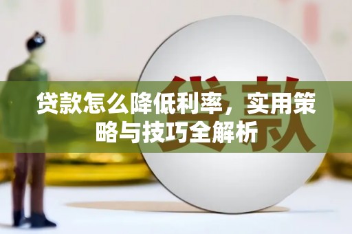 新洲贷款怎么降低利率，实用策略与技巧全解析
