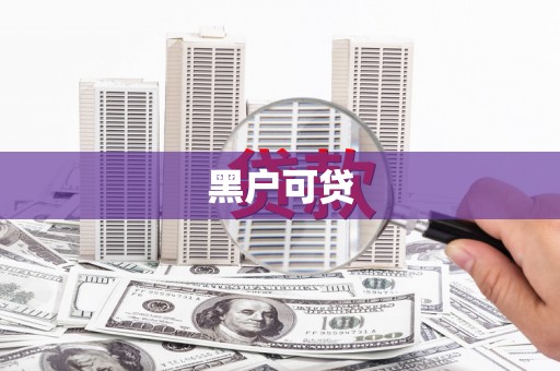 新洲黑户可贷
