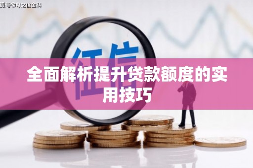新洲全面解析提升贷款额度的实用技巧