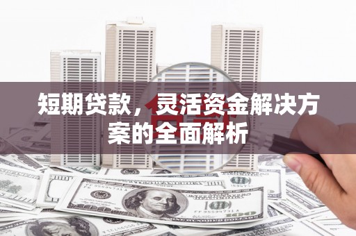 新洲短期贷款，灵活资金解决方案的全面解析
