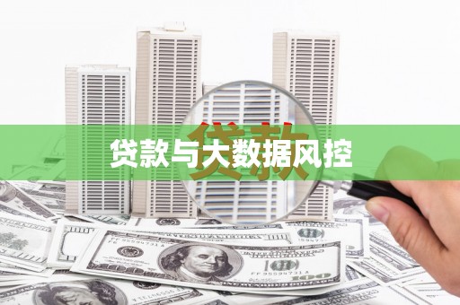 新洲贷款与大数据风控