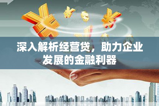 新洲深入解析经营贷，助力企业发展的金融利器