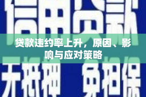 新洲贷款违约率上升，原因、影响与应对策略