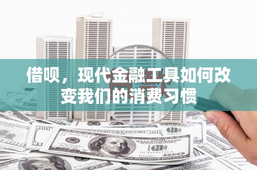 新洲借呗，现代金融工具如何改变我们的消费习惯
