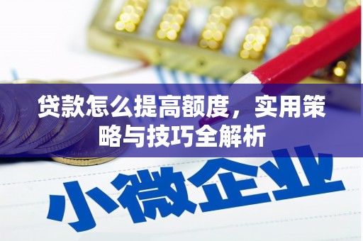 新洲贷款怎么提高额度，实用策略与技巧全解析