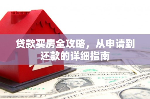新洲贷款买房全攻略，从申请到还款的详细指南