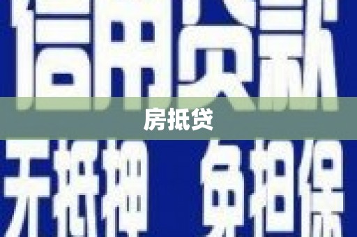 新洲房抵贷