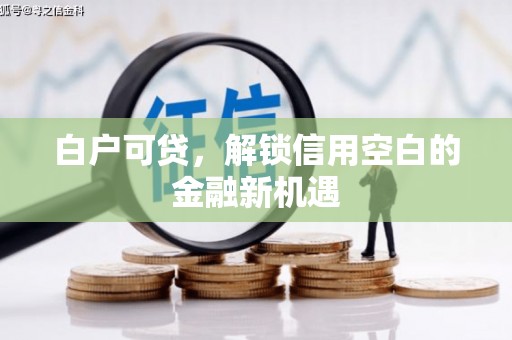 新洲白户可贷，解锁信用空白的金融新机遇