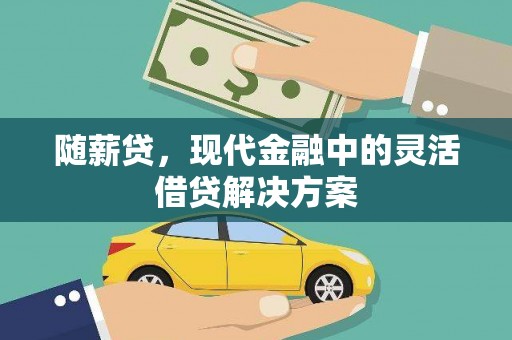 新洲随薪贷，现代金融中的灵活借贷解决方案