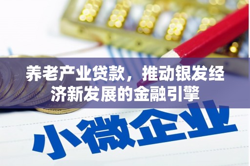 新洲养老产业贷款，推动银发经济新发展的金融引擎