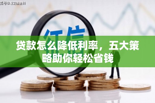 新洲贷款怎么降低利率，五大策略助你轻松省钱