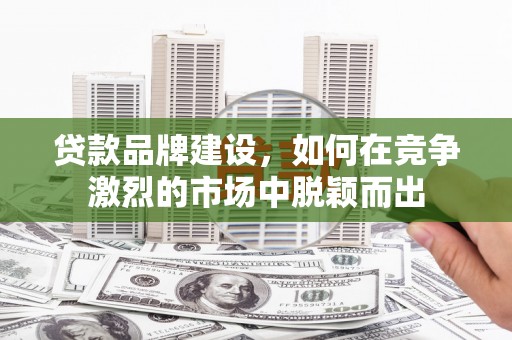新洲贷款品牌建设，如何在竞争激烈的市场中脱颖而出