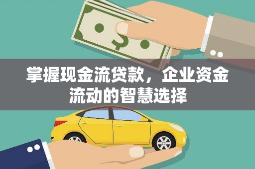 新洲掌握现金流贷款，企业资金流动的智慧选择