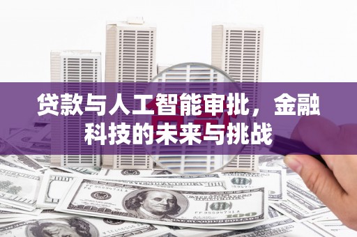 新洲贷款与人工智能审批，金融科技的未来与挑战