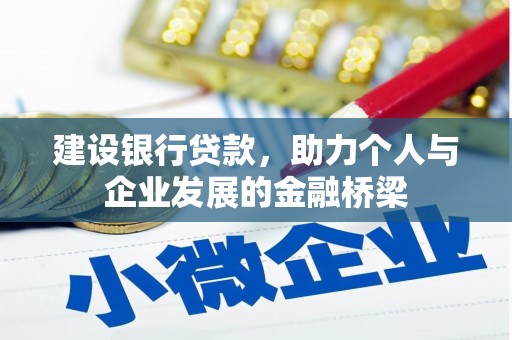 新洲建设银行贷款，助力个人与企业发展的金融桥梁