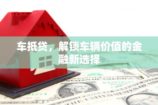 新洲车抵贷，解锁车辆价值的金融新选择
