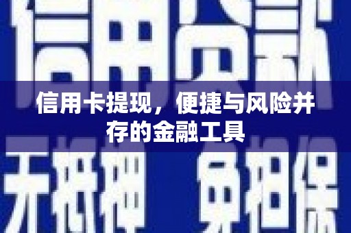 新洲信用卡提现，便捷与风险并存的金融工具