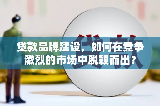新洲贷款品牌建设，如何在竞争激烈的市场中脱颖而出？
