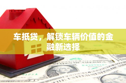 新洲车抵贷，解锁车辆价值的金融新选择