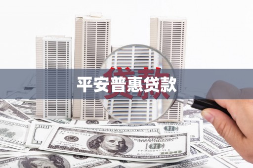 新洲平安普惠贷款