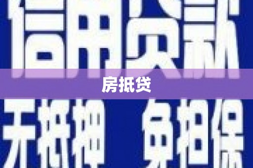 新洲房抵贷