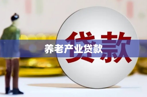 新洲养老产业贷款