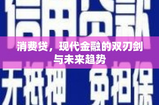 新洲消费贷，现代金融的双刃剑与未来趋势