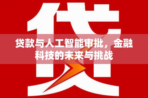 新洲贷款与人工智能审批，金融科技的未来与挑战