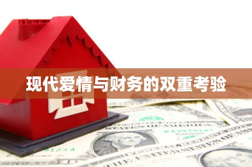新洲现代爱情与财务的双重考验