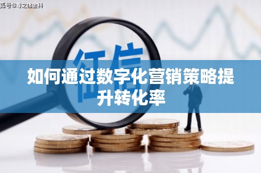 新洲如何通过数字化营销策略提升转化率