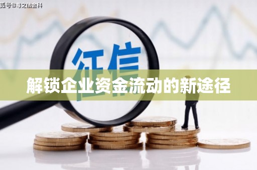 新洲解锁企业资金流动的新途径