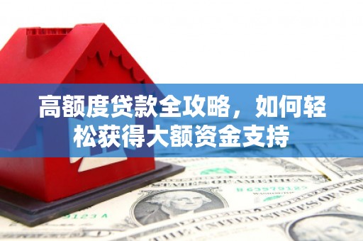 新洲高额度贷款全攻略，如何轻松获得大额资金支持