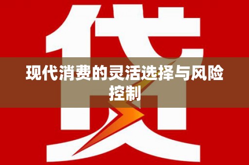新洲现代消费的灵活选择与风险控制