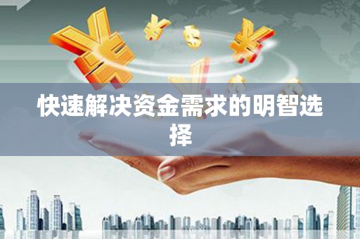 新洲快速解决资金需求的明智选择