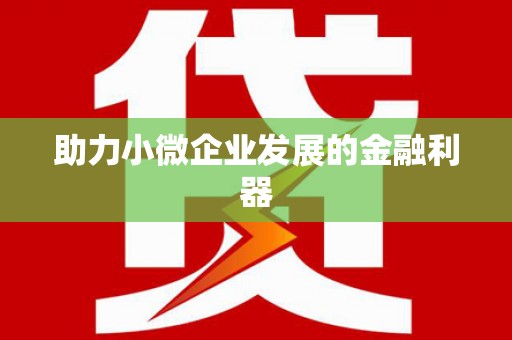 新洲助力小微企业发展的金融利器