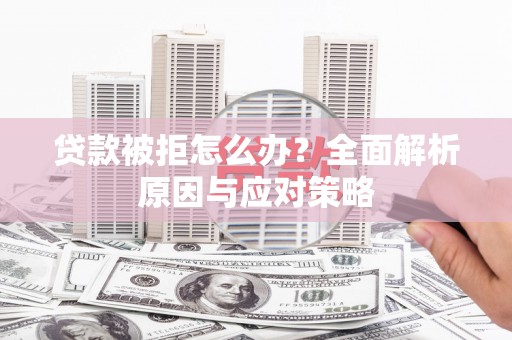 新洲贷款被拒怎么办？全面解析原因与应对策略