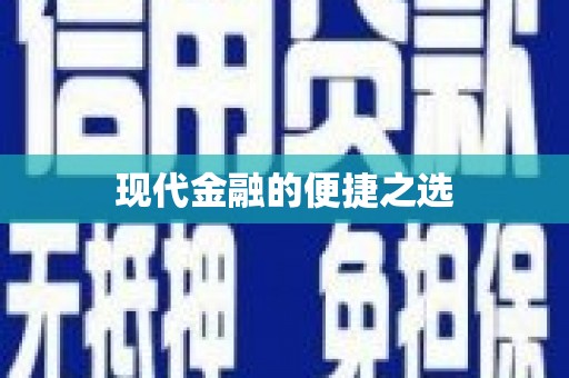 新洲现代金融的便捷之选