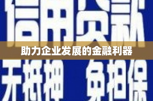 新洲助力企业发展的金融利器