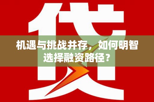新洲机遇与挑战并存，如何明智选择融资路径？
