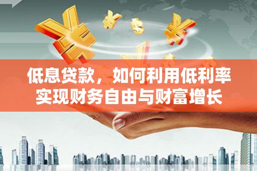 新洲低息贷款，如何利用低利率实现财务自由与财富增长