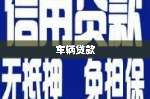 新洲车辆贷款